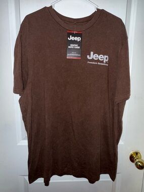 Jeep Brown Short-Sleeve Logo Tee